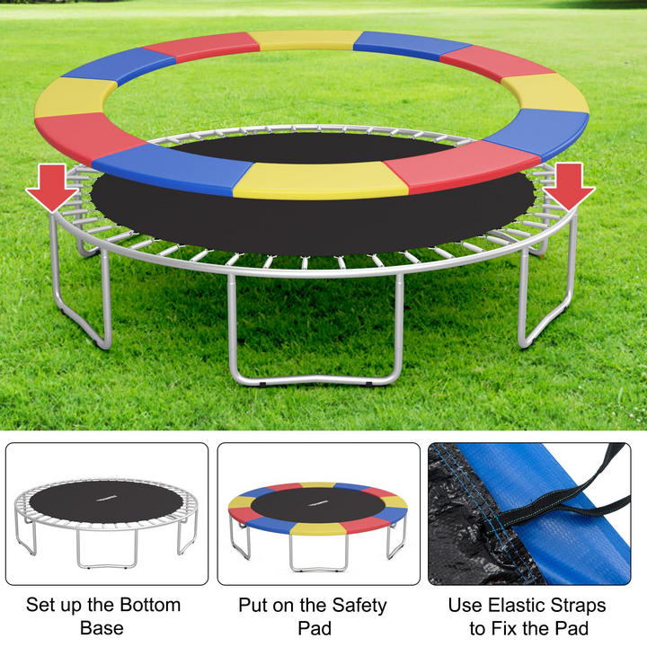 Giantex Trampoline Pad, Tear-Resistant Edge Cover Springs Protection Pad