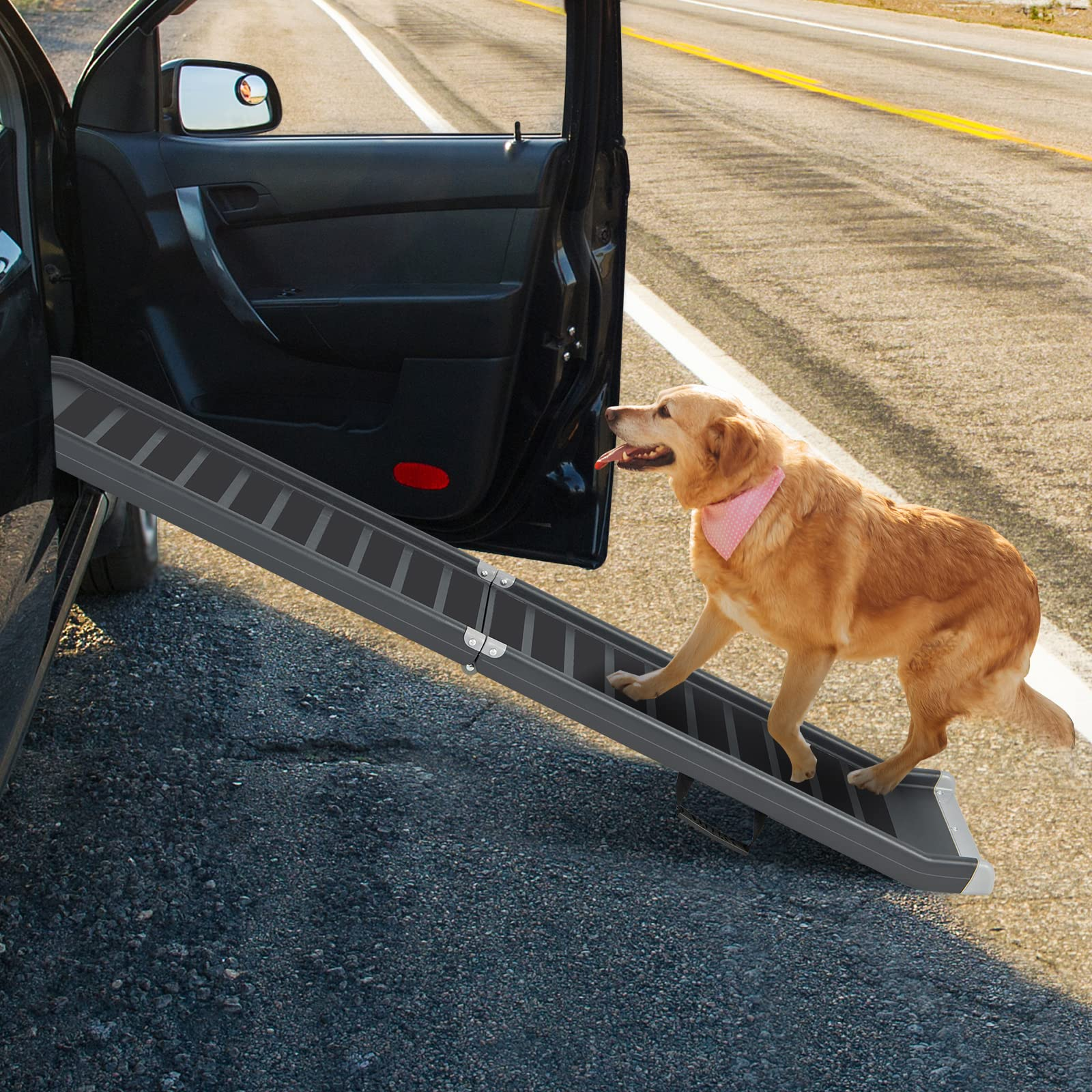 Giantex Folding Dog Ramp for Car