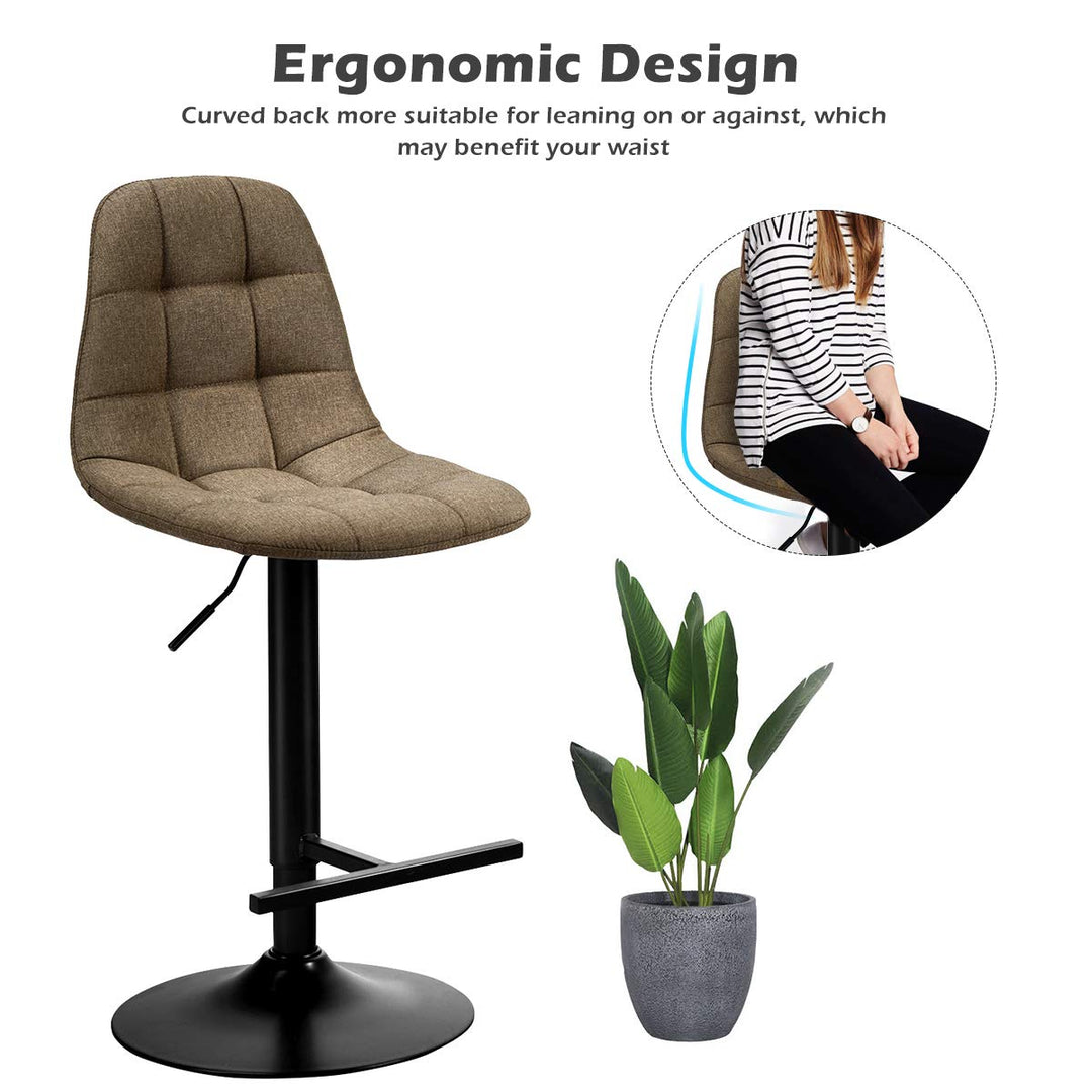 Armless Counter Height Chairs for Kitchen Dining Living Bistro Pub