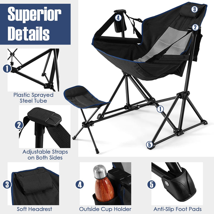Giantex Outdoor Rocker Camping Chair - Rocking Chair