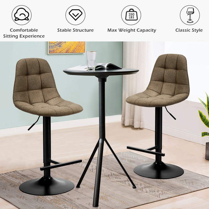 Armless Counter Height Chairs for Kitchen Dining Living Bistro Pub