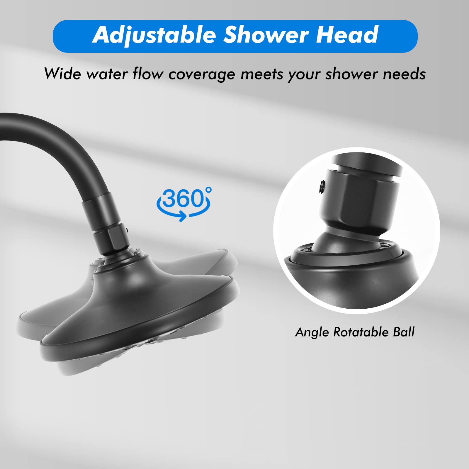 Shower Head with Handheld Combo