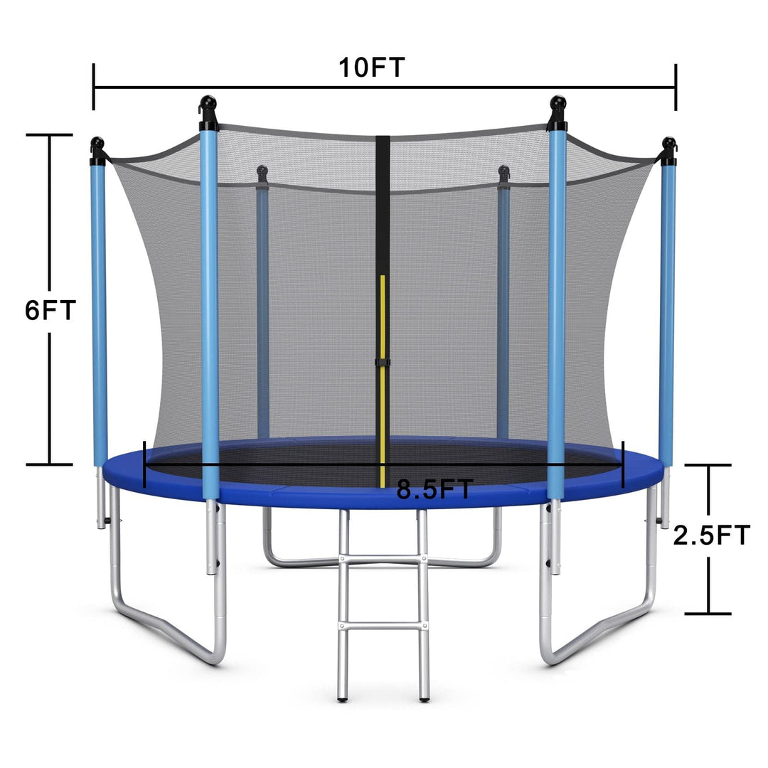 Giantex 10Ft ASTM Certified Approved Recreational Trampolines