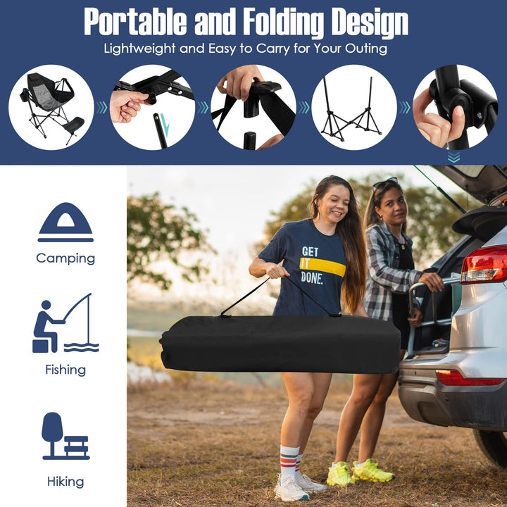 Giantex Outdoor Rocker Camping Chair - Rocking Chair