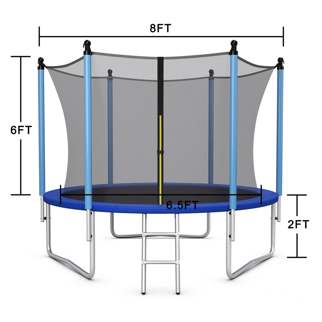 Giantex 8Ft ASTM Certified Approved Recreational Trampolines