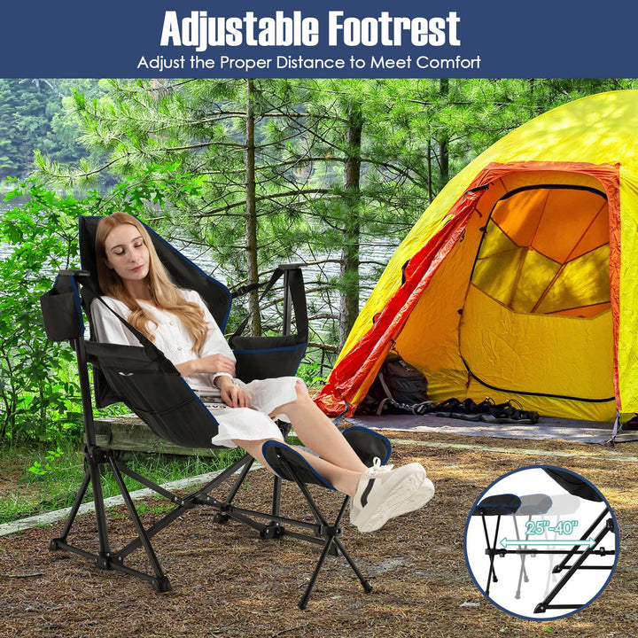 Giantex Outdoor Rocker Camping Chair - Rocking Chair