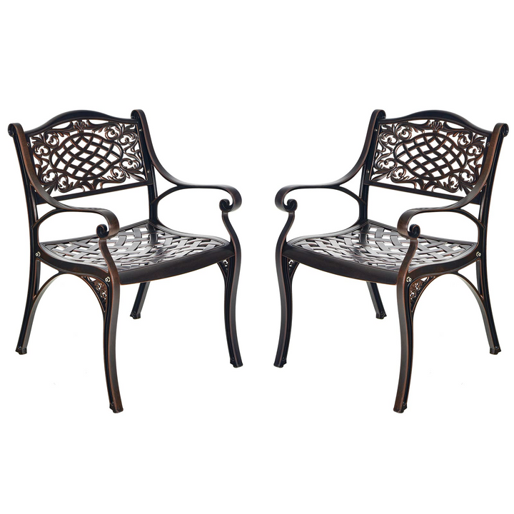 Giantex 5 Piece Cast Aluminum Patio Dining Set