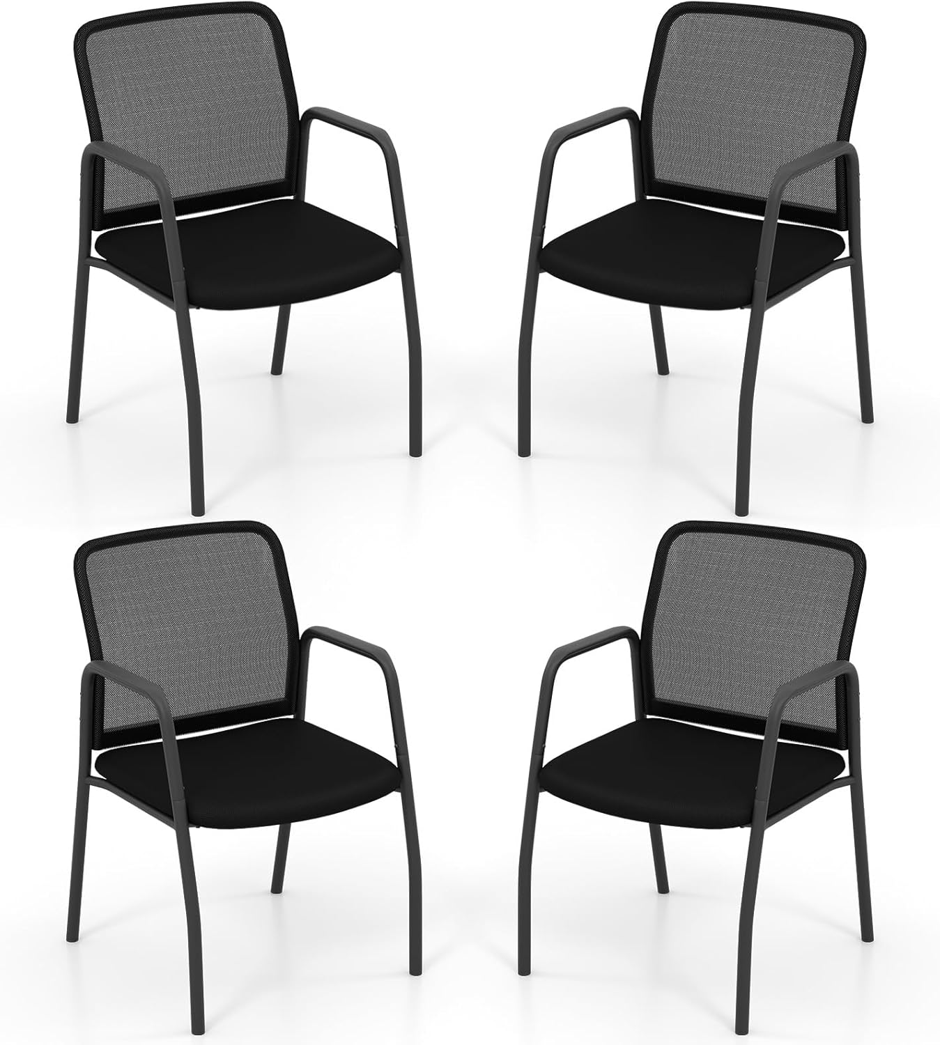 Giantex Office Guest Chair, Waiting Room Chairs with Mesh Back