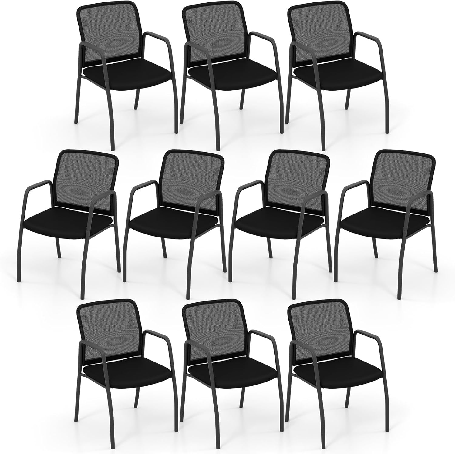 Giantex Office Guest Chair, Waiting Room Chairs with Mesh Back