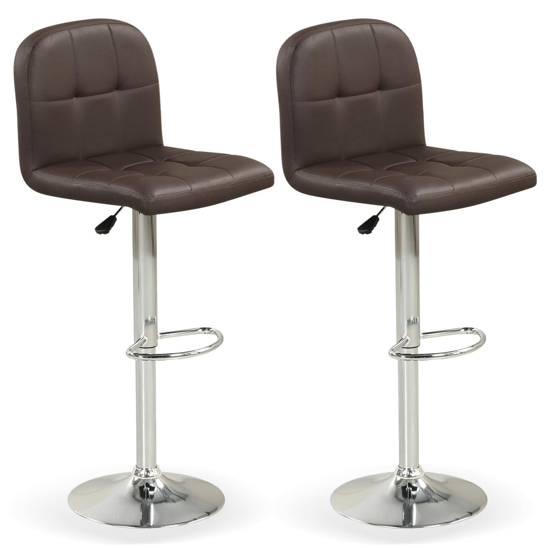 Giantex Height Adjustable Bar Chairs with Back &amp; Footrest Set of 2/4