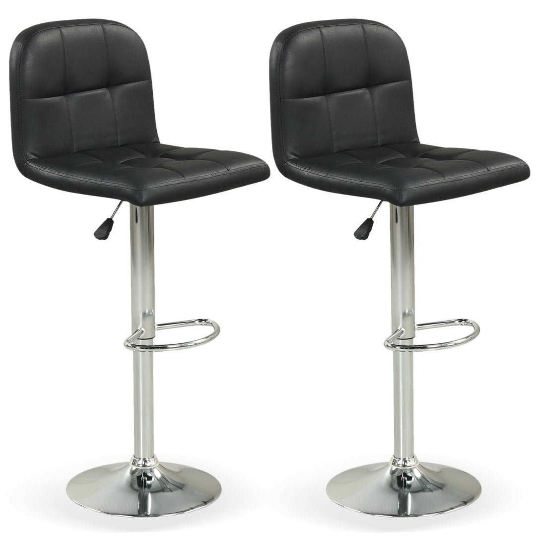 Giantex Height Adjustable Bar Chairs with Back &amp; Footrest Set of 2/4