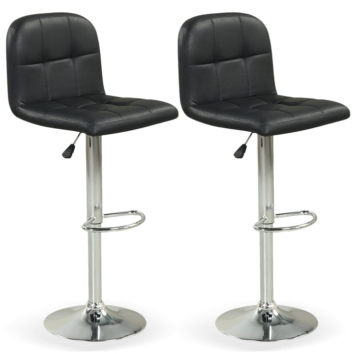 Giantex Height Adjustable Bar Chairs with Back &amp; Footrest Set of 2/4