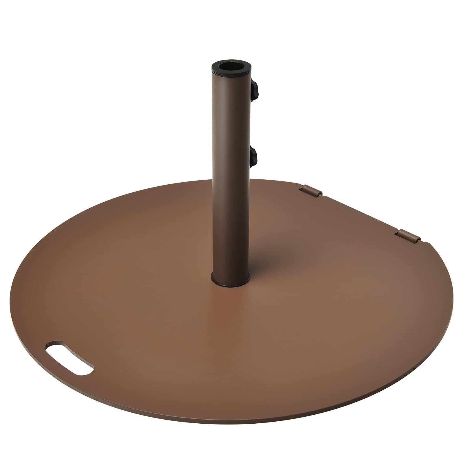 Giantex Patio Umbrella Base, 50-59 lbs Heavy-Duty Round Umbrella Stand