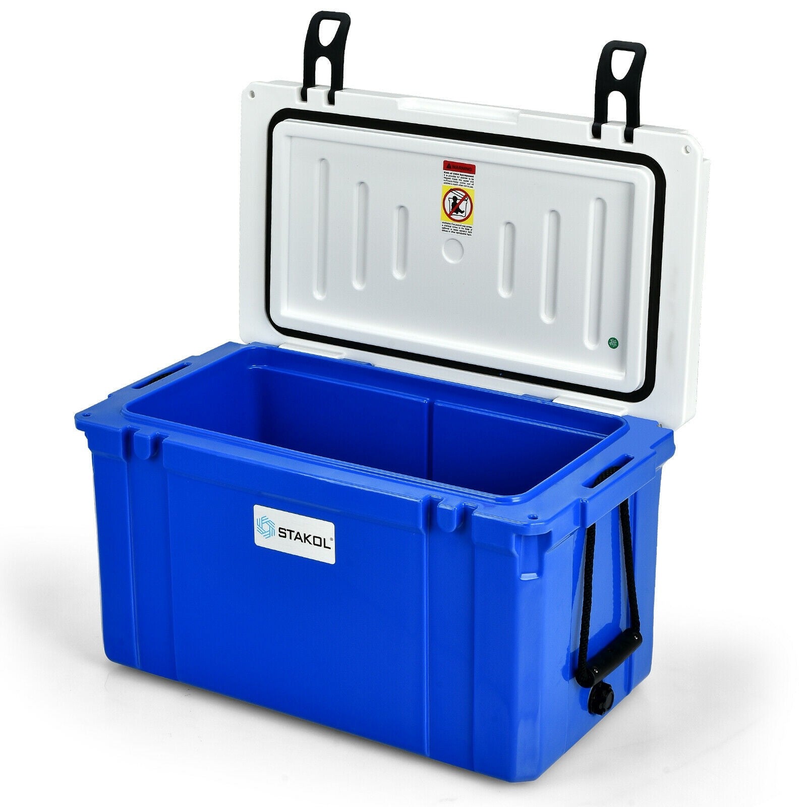 Giantex Portable Cooler, 3-4 Days Camping Ice Chest, 79/58 Quart