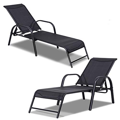 Outdoor Patio Chaise Lounge Chair
