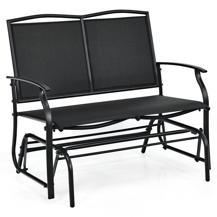Giantex Patio Glider Stable Steel Frame for Outdoor Backyard