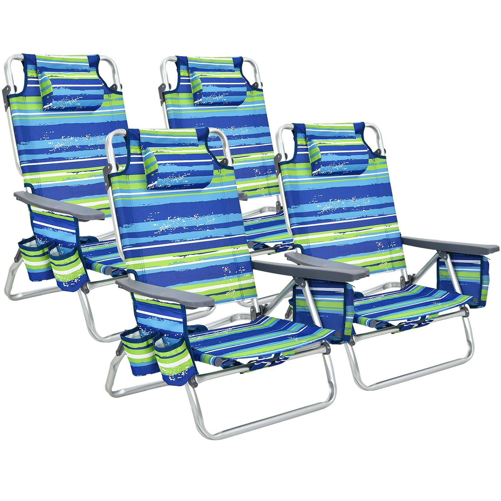 Giantex Beach Chair 2-Pack Sling Camping Chair