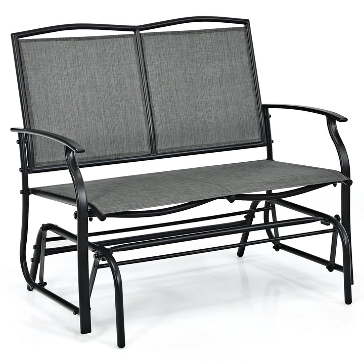 Giantex Patio Glider Stable Steel Frame for Outdoor Backyard