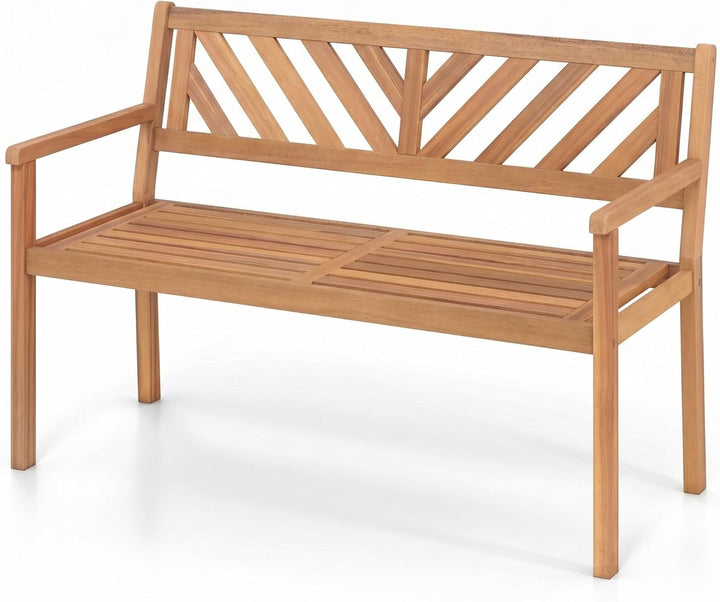 Giantex 47" 2-Person Outdoor Bench