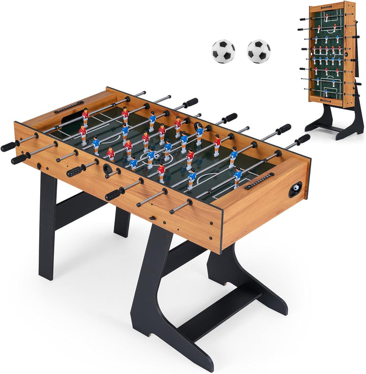 Giantex Foldable Foosball Table 48" Full Competition Sized Soccer Table Game w/22 Players