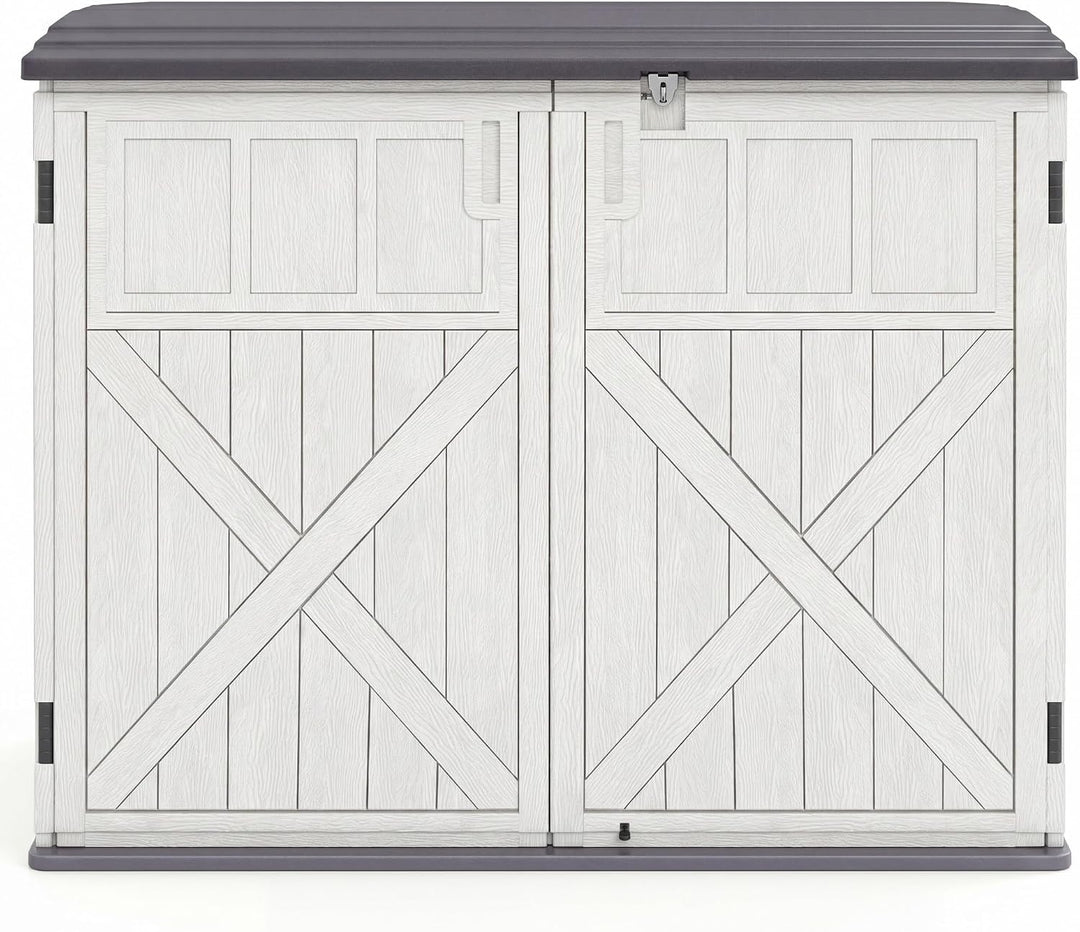 Giantex 20 Cu.Ft Outdoor Storage Cabinet with Adjustable Shelf