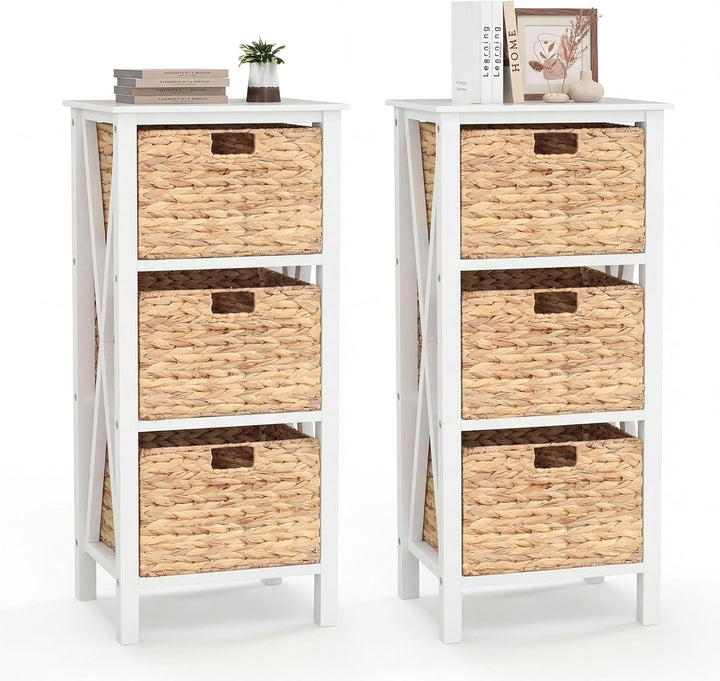 Giantex Wooden X-Design Side Table End Table