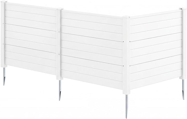 Giantex No-Dig Air Conditioner Fence with Metal Stakes 48''W x 36''H