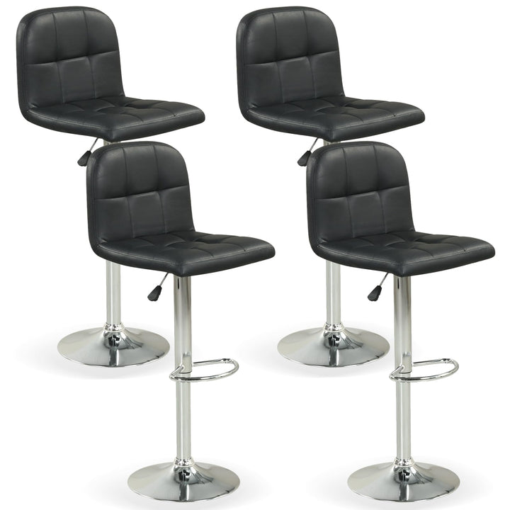 Giantex Height Adjustable Bar Chairs with Back &amp; Footrest Set of 2/4