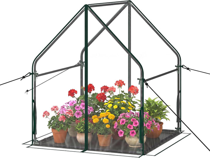 Giantex Mini Outdoor Portable Green House with Sturdy Metal Frame
