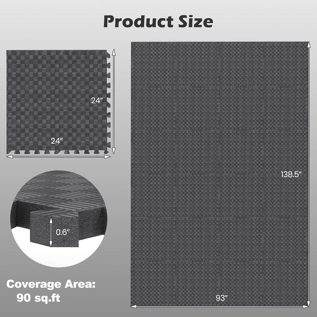 Giantex 24" x 24" EVA Foam Puzzle Exercise Mat