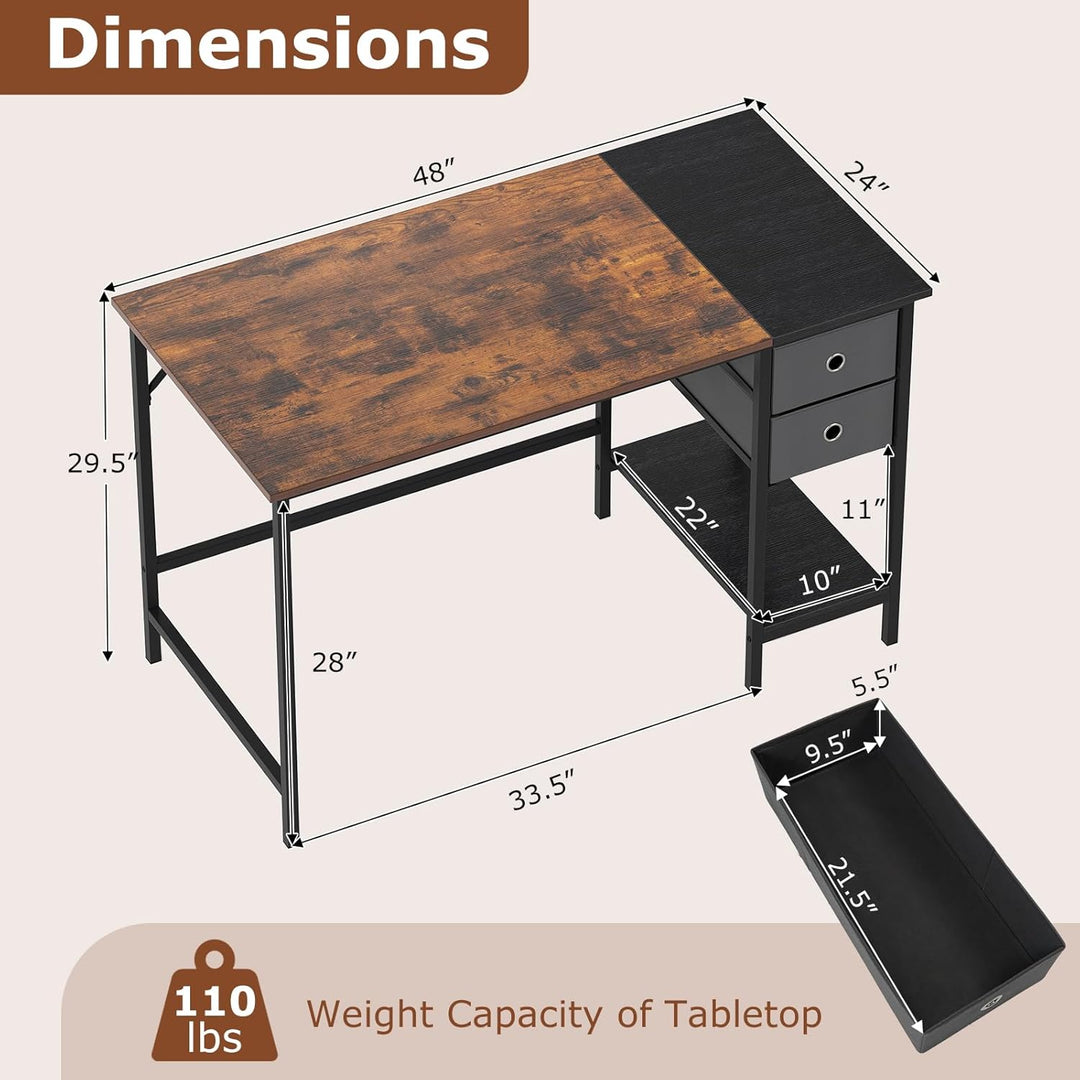 Giantex Computer Desk with Drawers