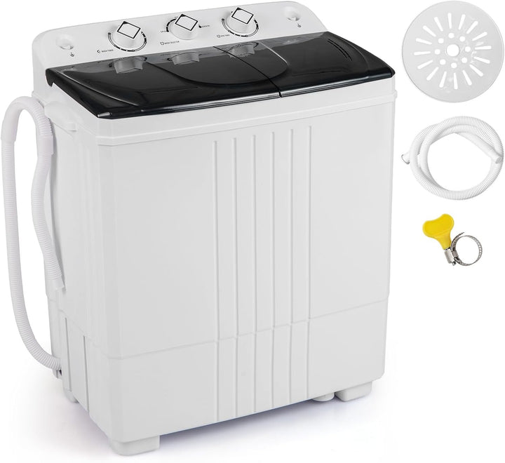 Giantex Portable Washing Machine 20 LBS Washer & Spinner Combo with Built-in Drain Pump & Time Control
