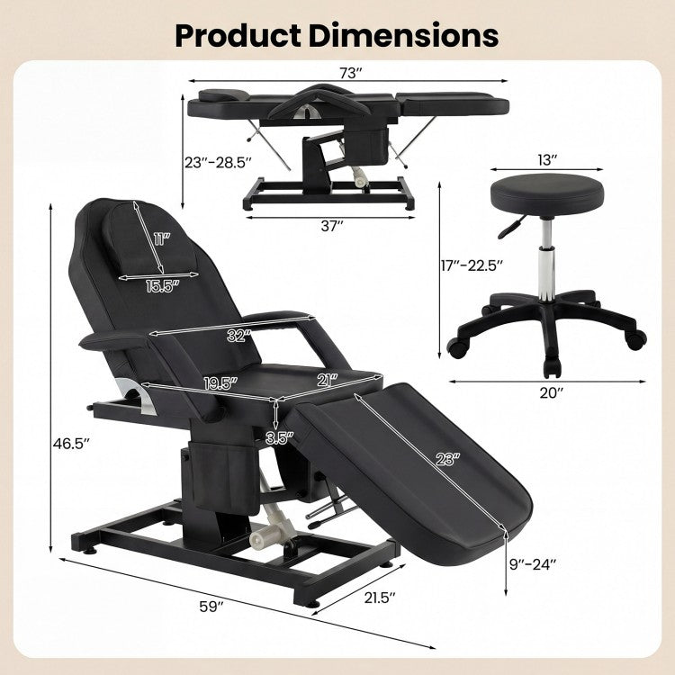 Giantex Electric Facial Bed for Esthetician