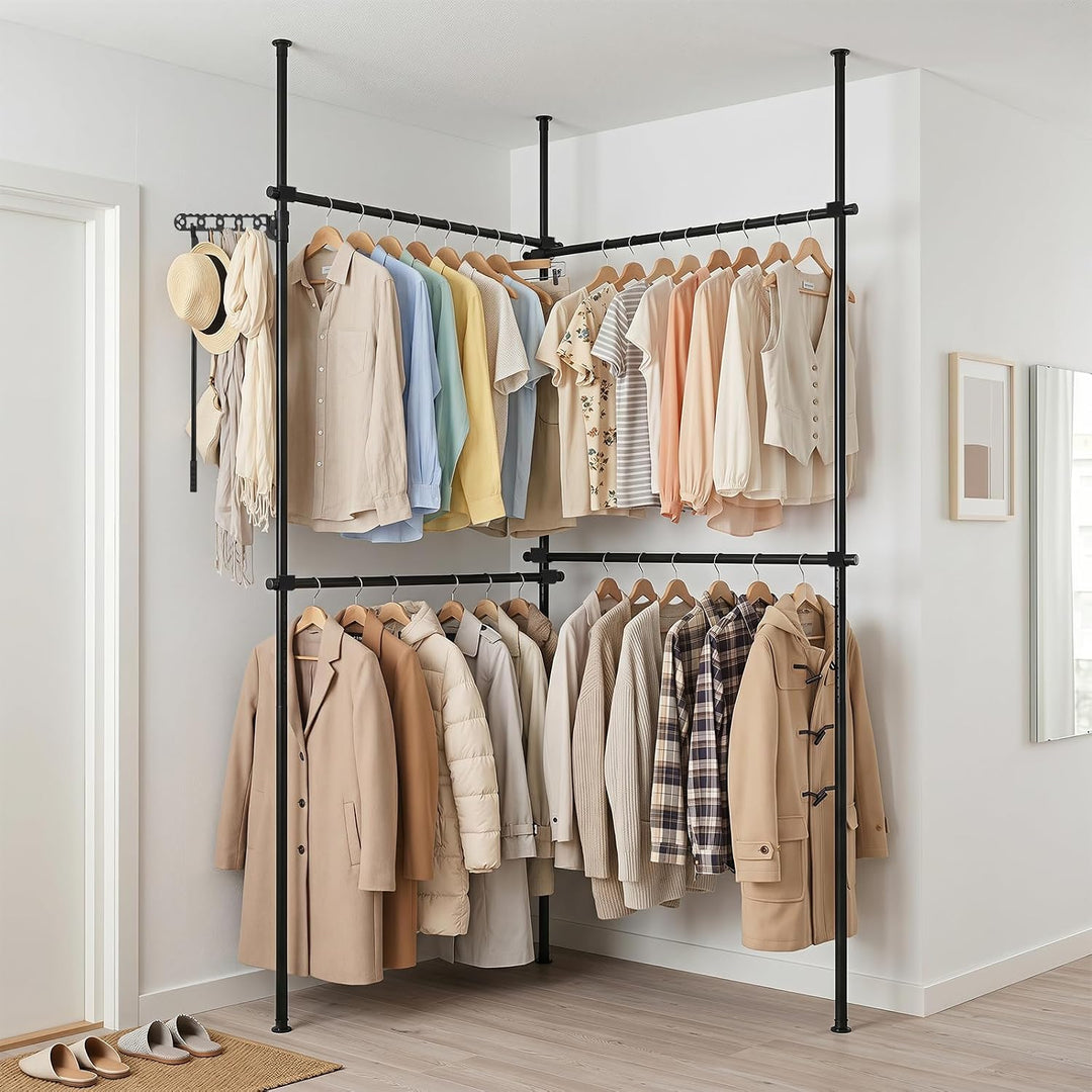Giantex Floor to Ceiling Clothes Rack
