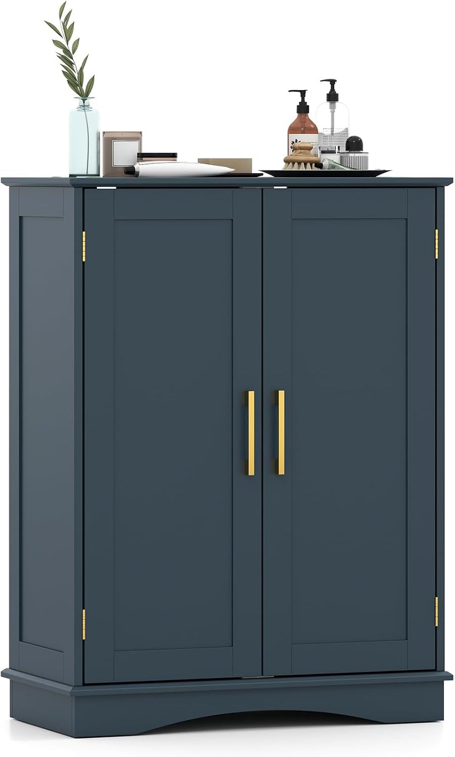 Giantex Bathroom Storage Cabinet Modern 31.5" Cupboard with Adjustable Shelves