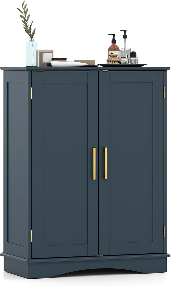 Giantex Bathroom Storage Cabinet Modern 31.5" Cupboard with Adjustable Shelves
