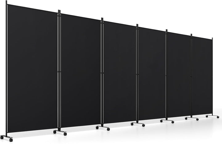 Giantex Folding Room Divider with Wheels