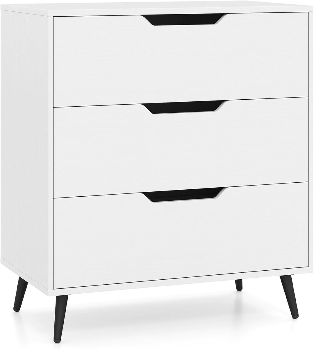 Giantex 3-Drawer Rustic Farmhouse Wooden Storage Dresser
