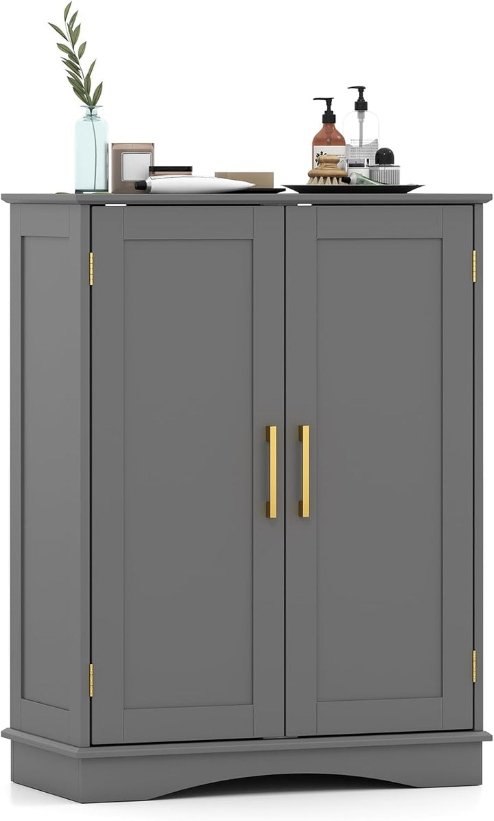 Giantex Bathroom Storage Cabinet Modern 31.5" Cupboard with Adjustable Shelves