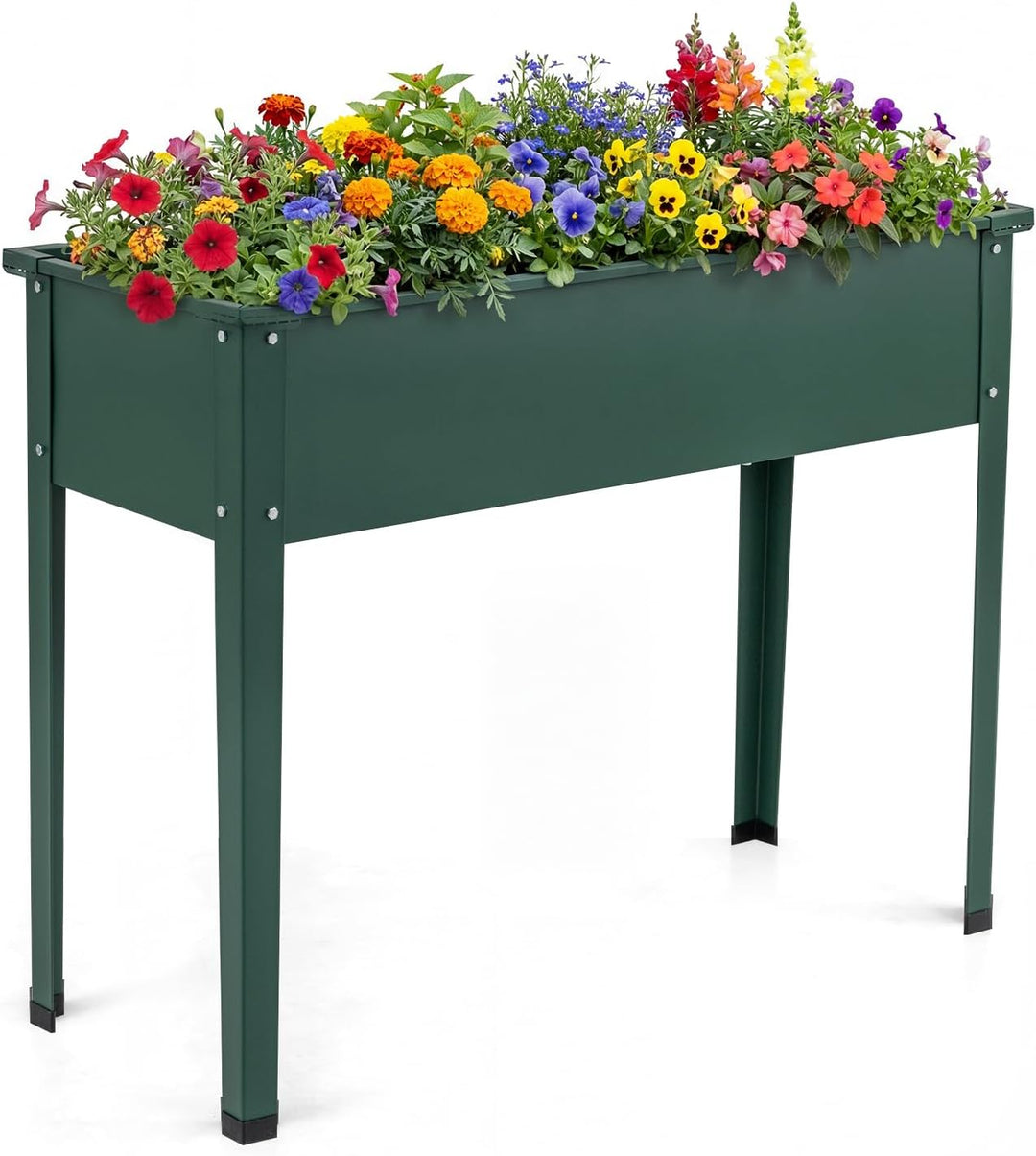 Giantex Metal Raised Garden Bed with Legs(40”x16”x32”)