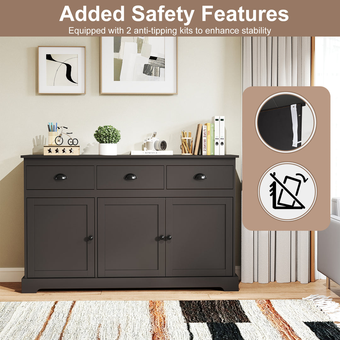 Giantex Sideboard Buffet Server Storage Cabinet Console Table