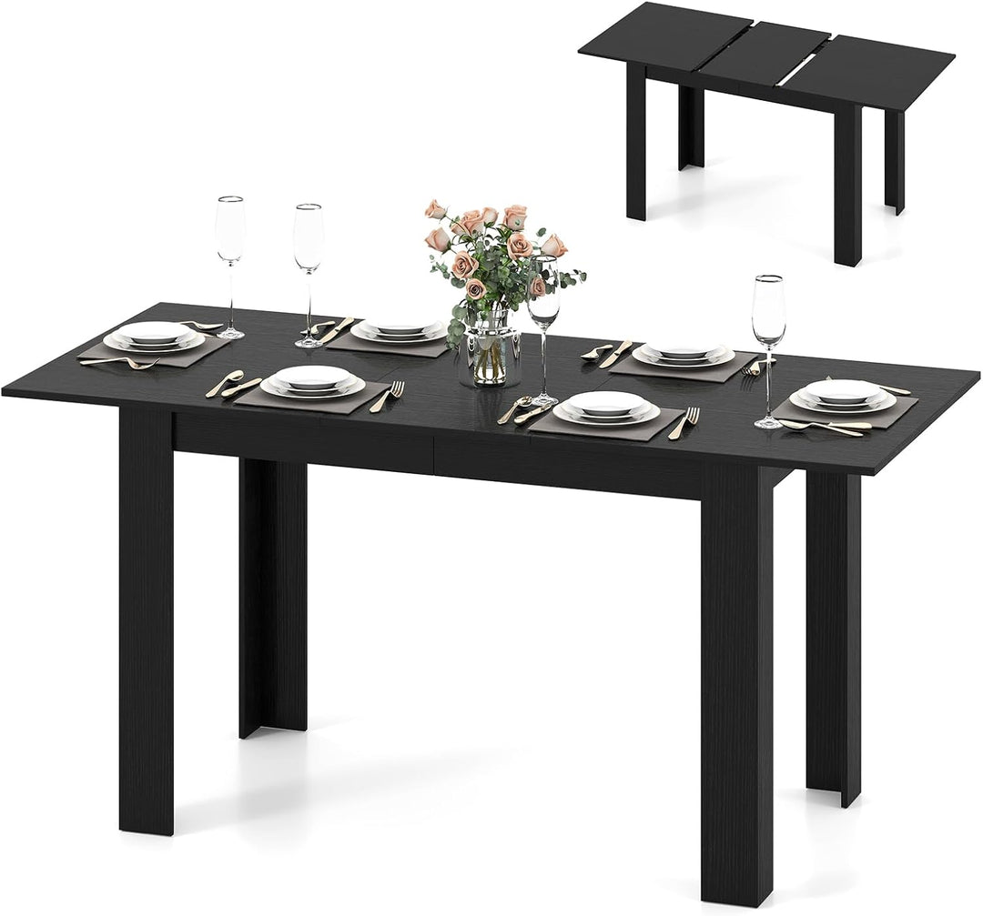 Giantex 47"-62" Extendable Dining Room Table for 4-8