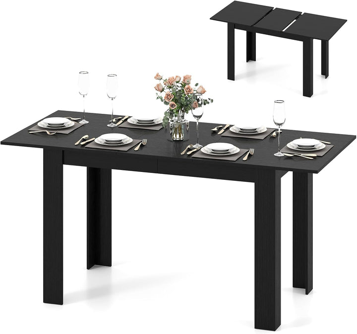 Giantex 47"-62" Extendable Dining Room Table for 4-8