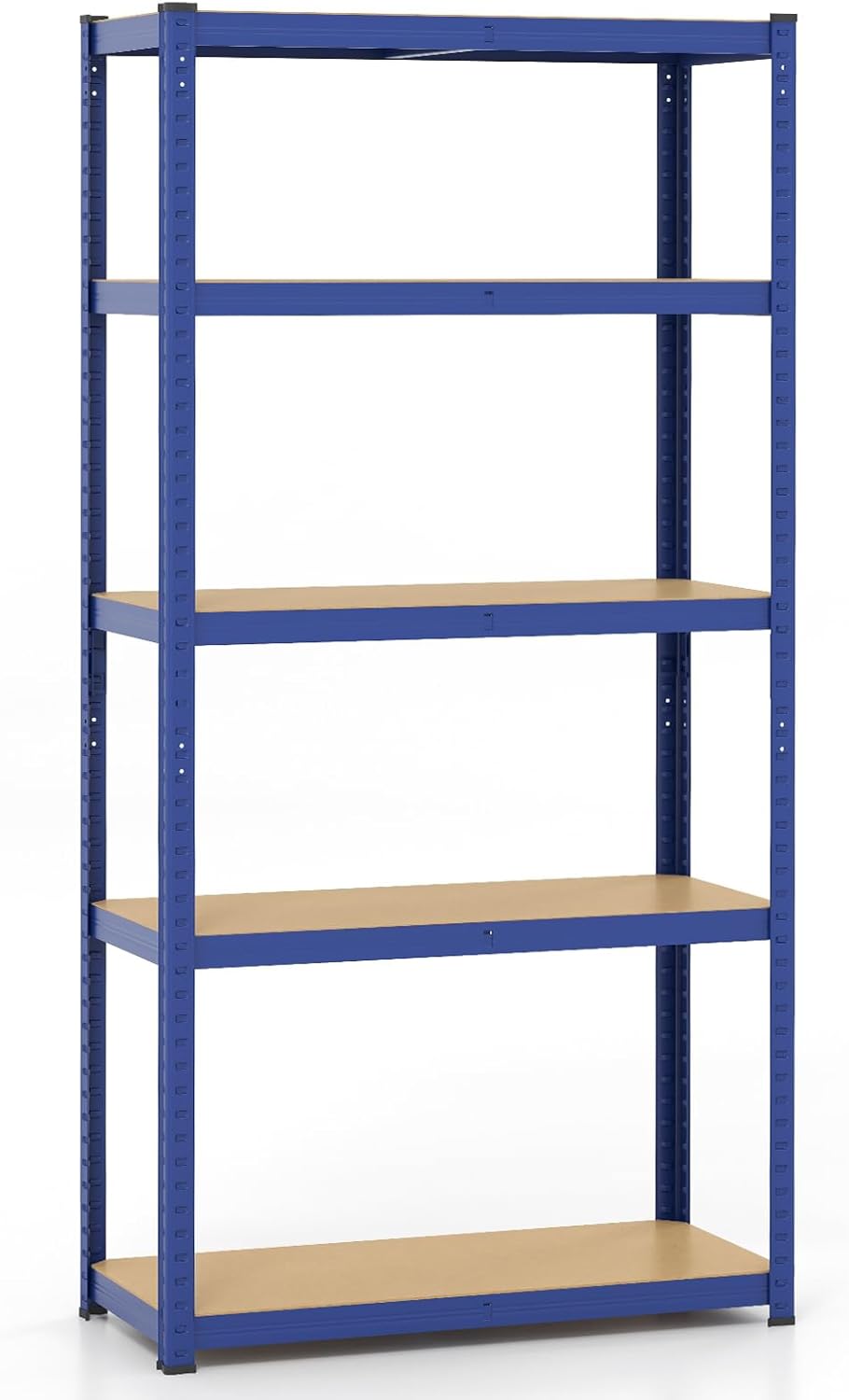Giantex 5-Tier Storage Utility Shelves, 2000 LBS Total Load Capacity, Metal Garage Shelving Unit