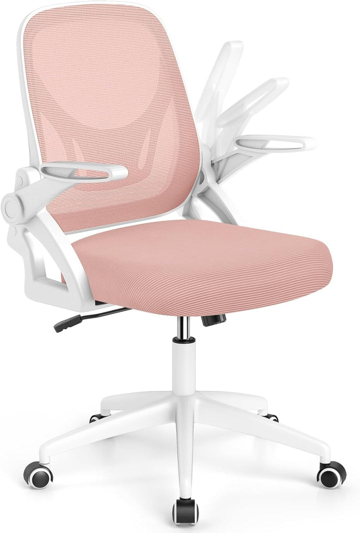 Giantex Ergonomic Desk Chair with Flip-up Arms & Lumbar Support