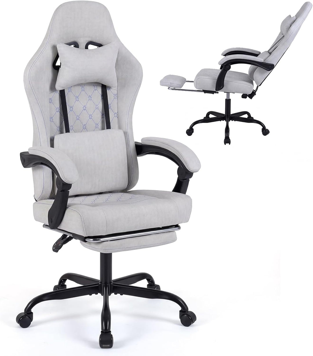 Giantex Gaming Chair | Ergonomic Computer Chair with Headrest