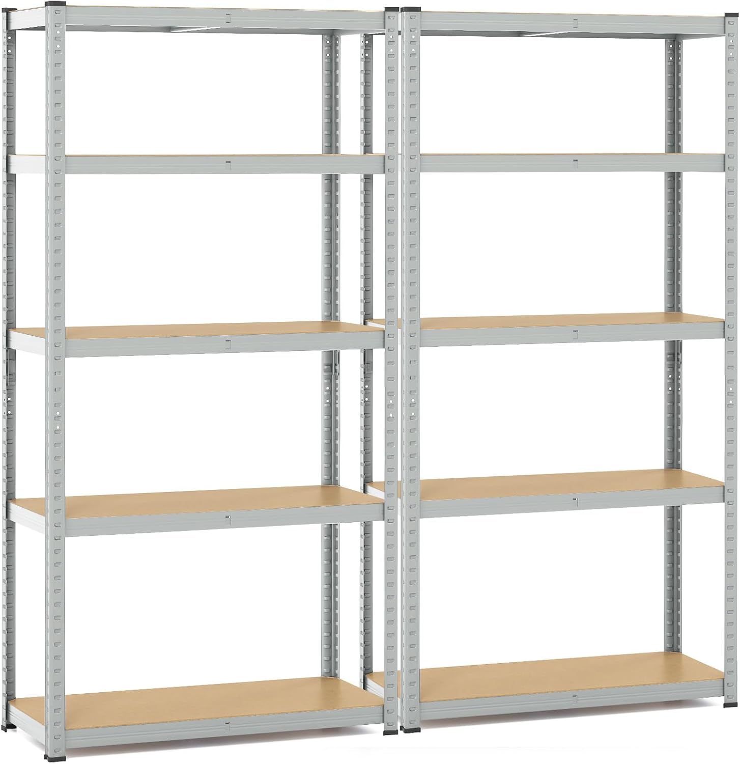 棚/ラック/タンス L SISTEM 5tier steel shelf Metal Storage Shelves 5-Tier, Heavy Duty Wire Rack Shelving Unit