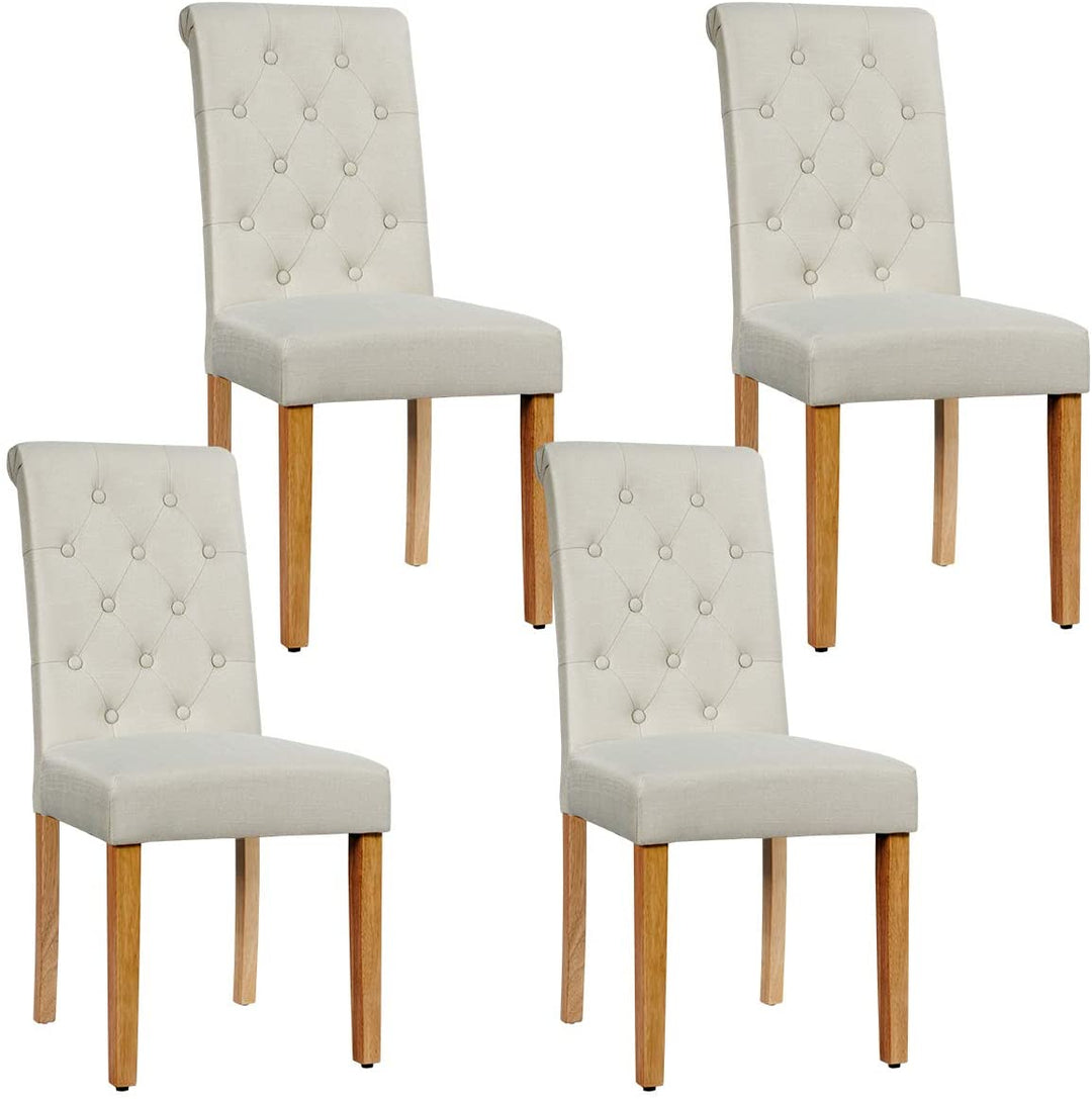 Upholstered Accent Dining Chairs Set of 2