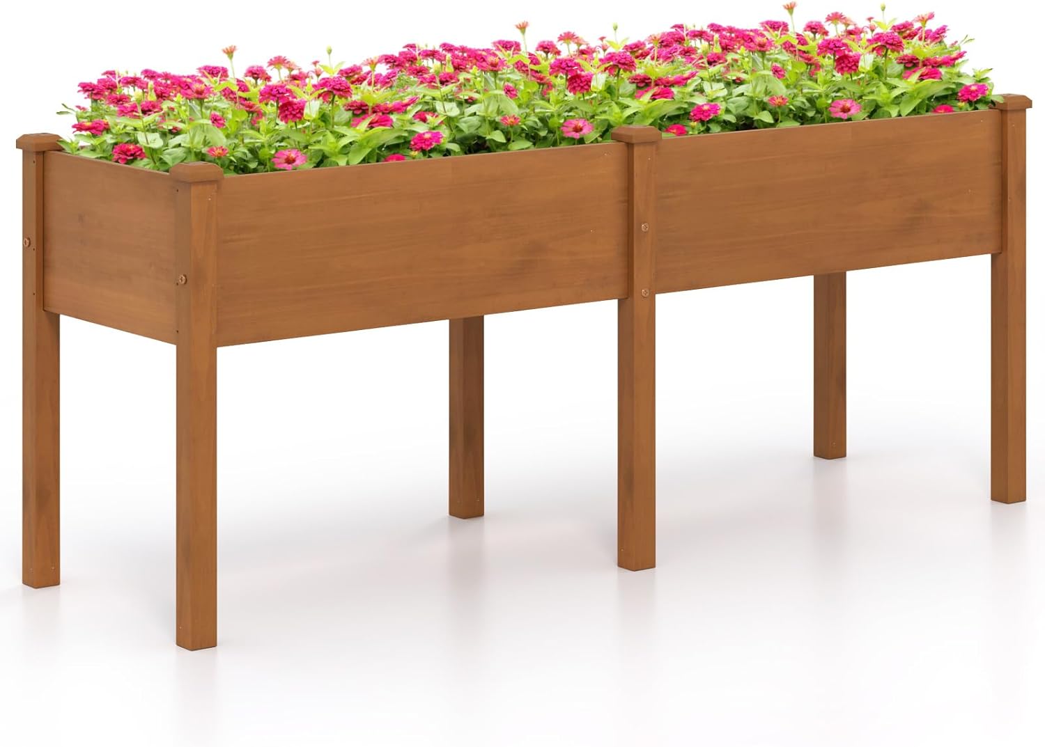 73" L x 23" W x 30" H Raised Garden Bed with Drain Hole