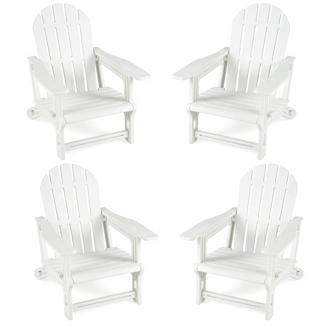 GIANTEX Kids Adirondack Chair | Kids Beach Chair for Age 3+ (1/2/4)